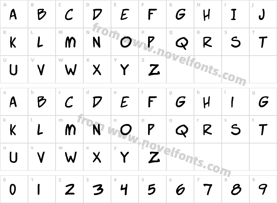 SuperWebcomicBros.Character Map