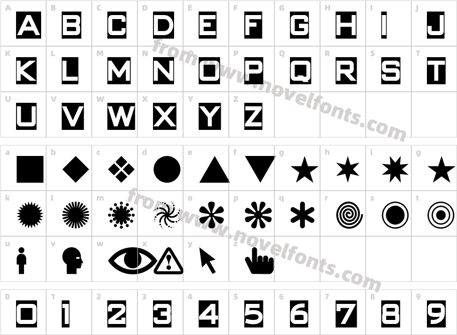 SwishButtonsNFCharacter Map