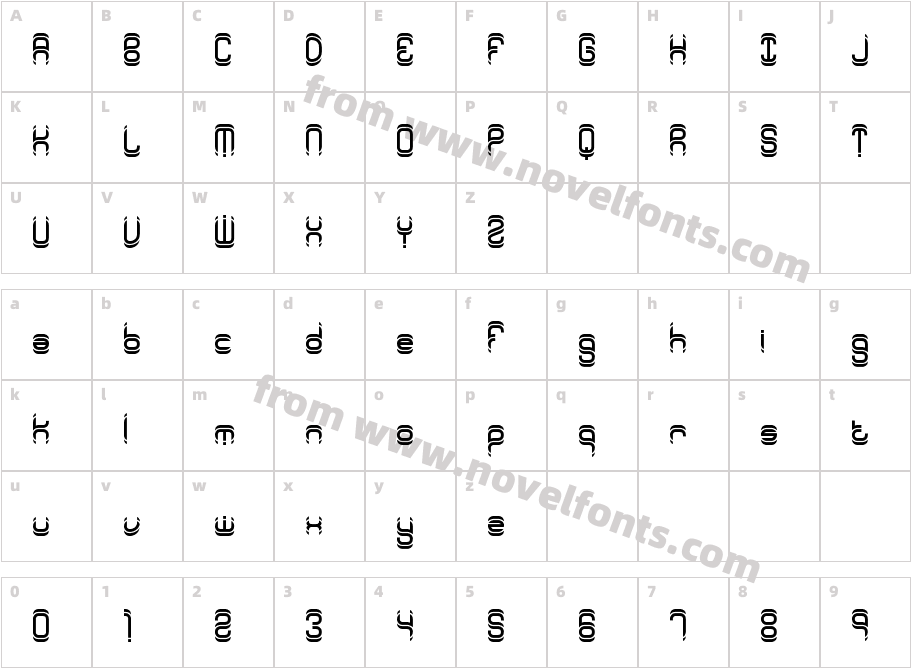 SyntheticBRKCharacter Map