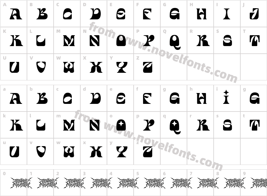 TF Silence DEMO RegularCharacter Map