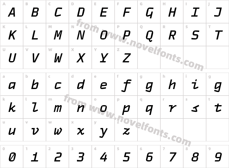 TT Autonomous Mono Trl Medium ItCharacter Map