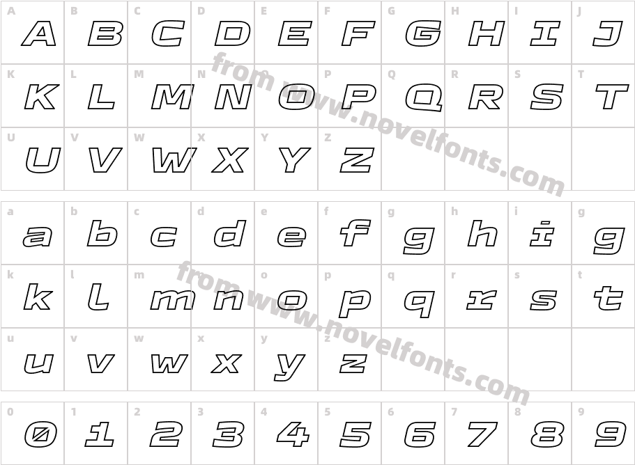 TT Autonomous XBd Outline Trl ItCharacter Map