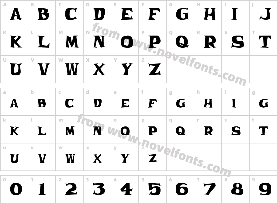 Frantic JLCharacter Map