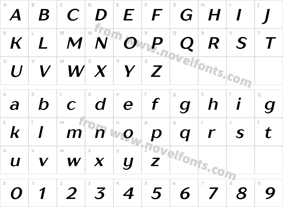 TT Drugs Trial Bold ItalicCharacter Map