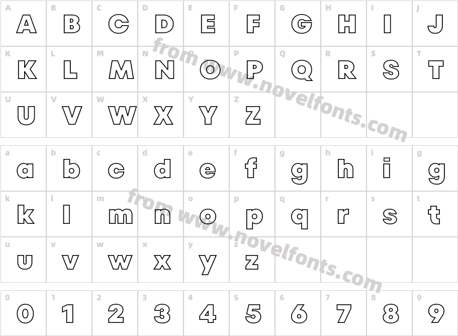 TT Fors Black Outline TrialCharacter Map