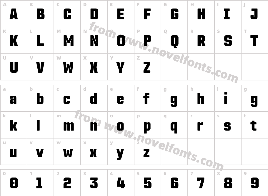 TT Lakes Neue Trl Cmd BlcCharacter Map