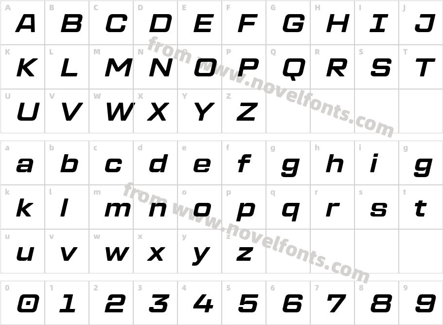 TT Lakes Neue Trl Ext Bd ItCharacter Map