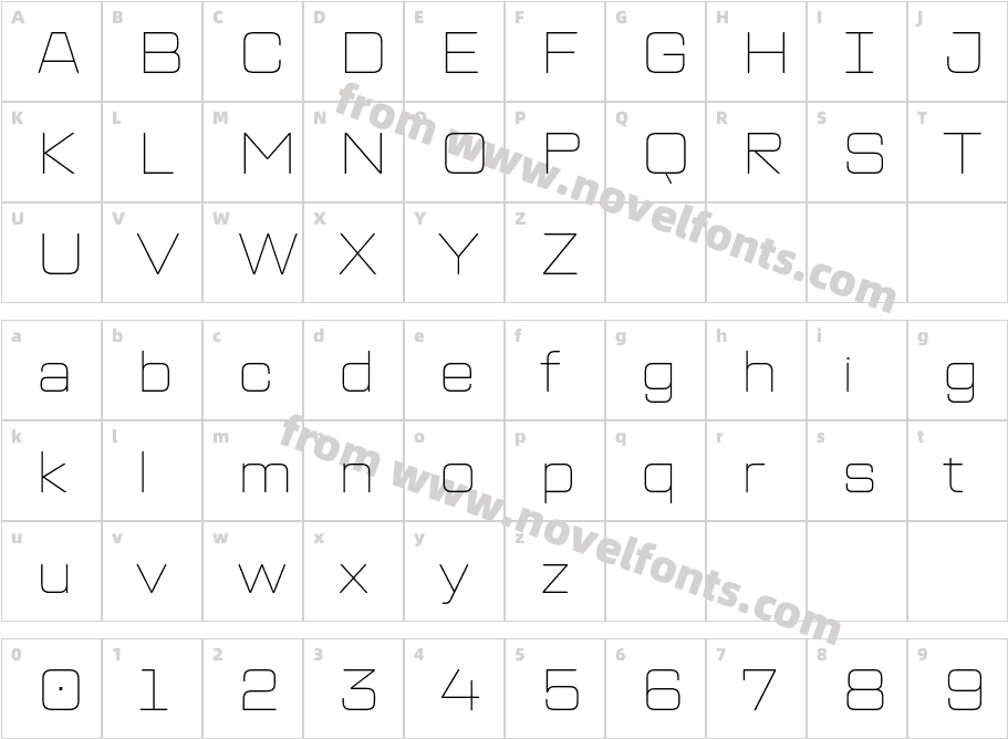 TT Lakes Neue Trl Ext ThCharacter Map