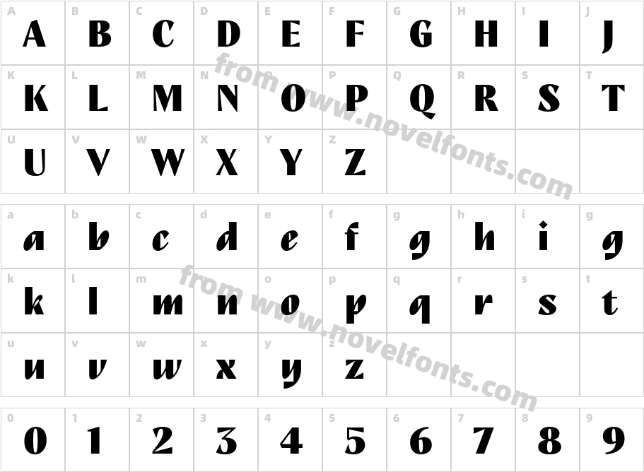 TT Nooks Script Trial BlackCharacter Map