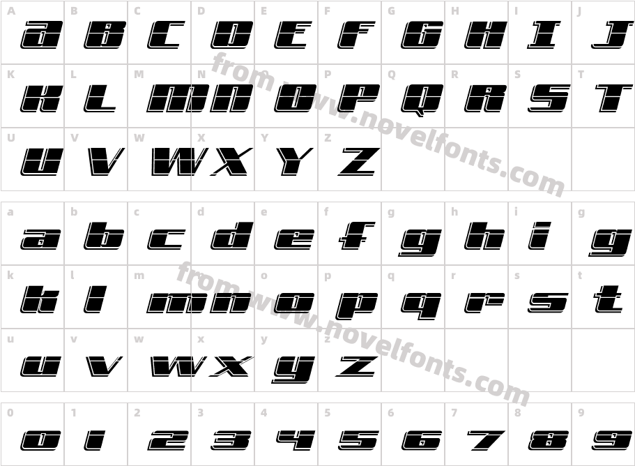 FreeLine-CruiseExpressCharacter Map