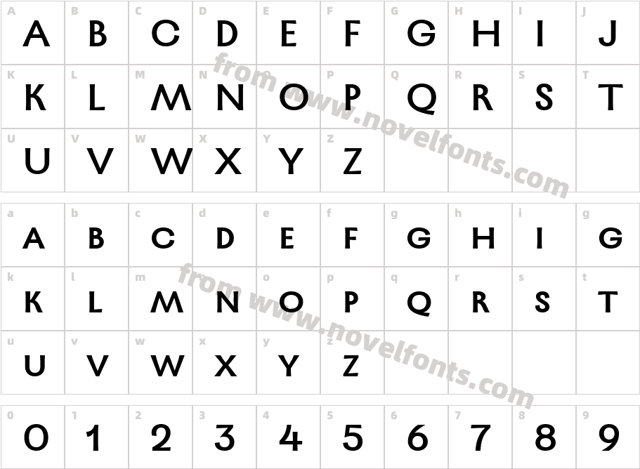 TT Ricordi Greto Trial MediumCharacter Map