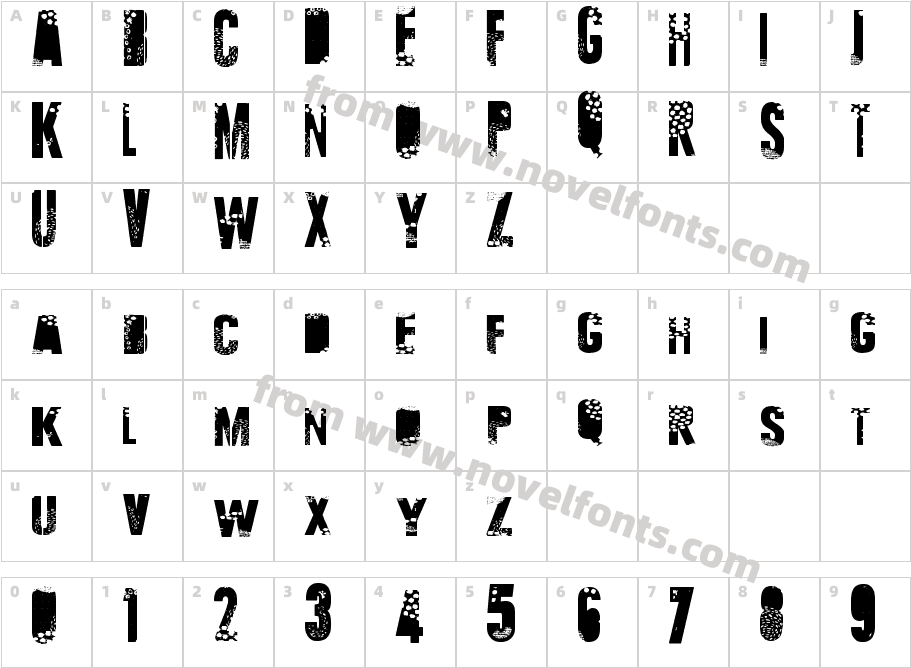 Talvez AssimCharacter Map