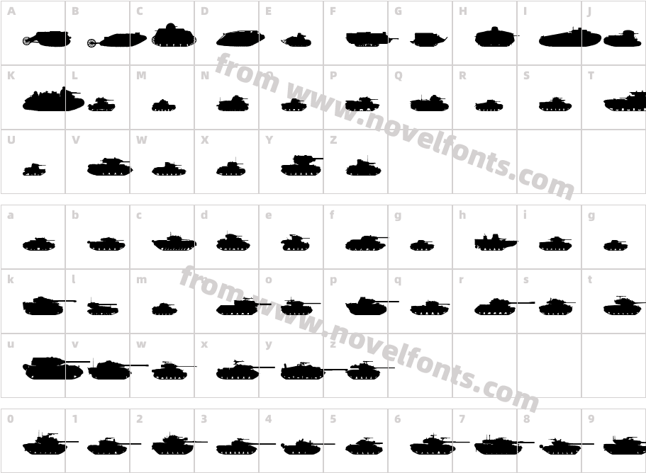 TanksCharacter Map