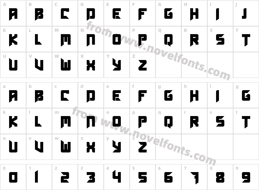 TechnocraCharacter Map