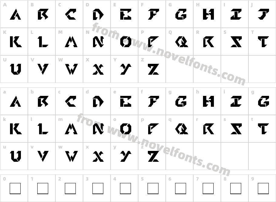 TekHead PDCharacter Map