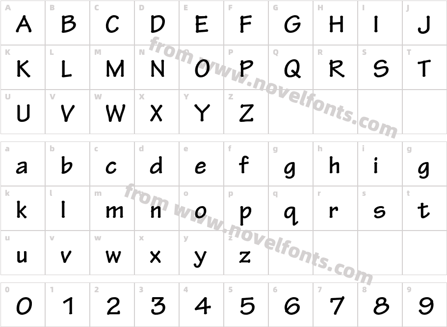 TektonPro-BoldCharacter Map