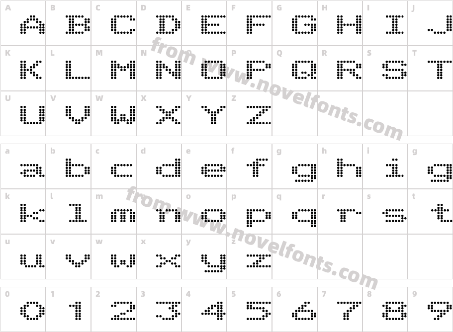 TelidonEx-BoldCharacter Map