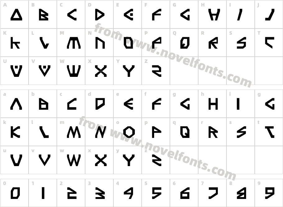 Terra FirmaCharacter Map