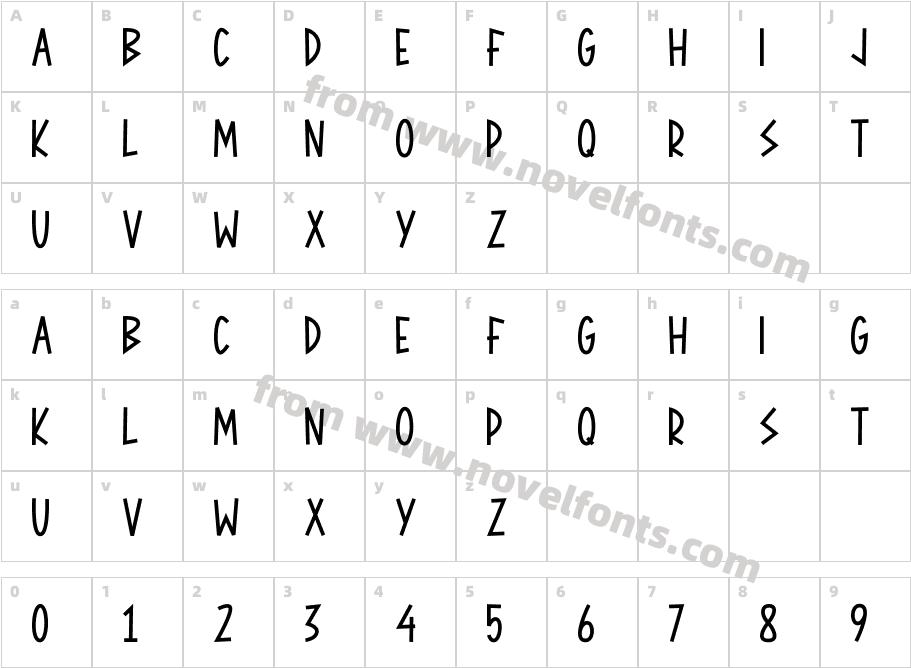 TheRockers-qZnz5Character Map