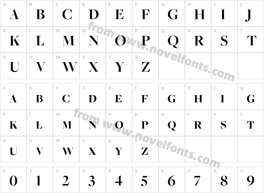 FreightBigBoldSCCharacter Map