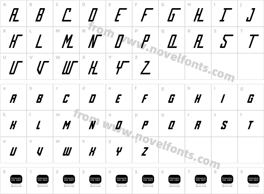 ThunderCharacter Map