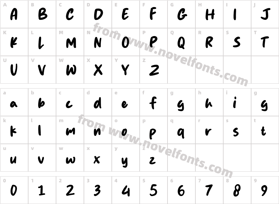 Tokino KunCharacter Map