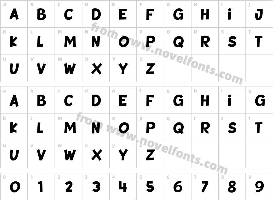 ToktokCharacter Map