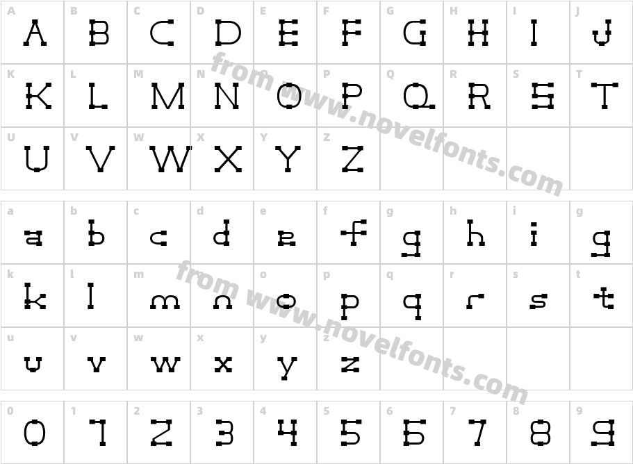 Trembx Trial BoldCharacter Map