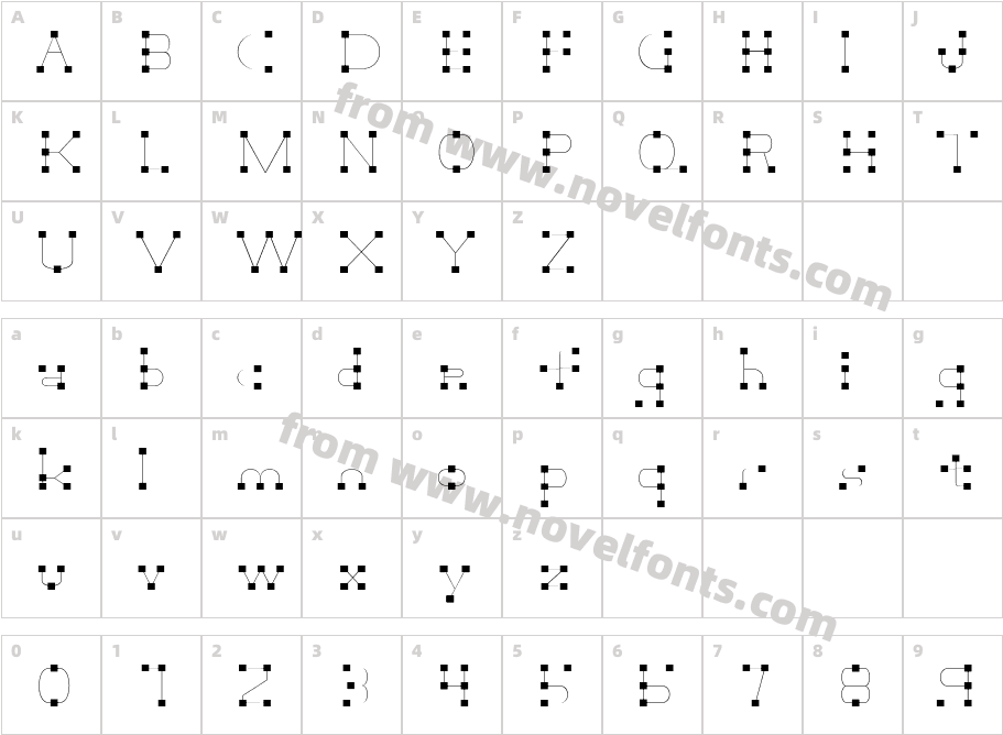 Trembx Trial Extra LightCharacter Map