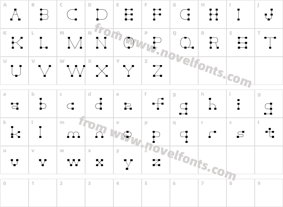 Trembx Trial LightCharacter Map