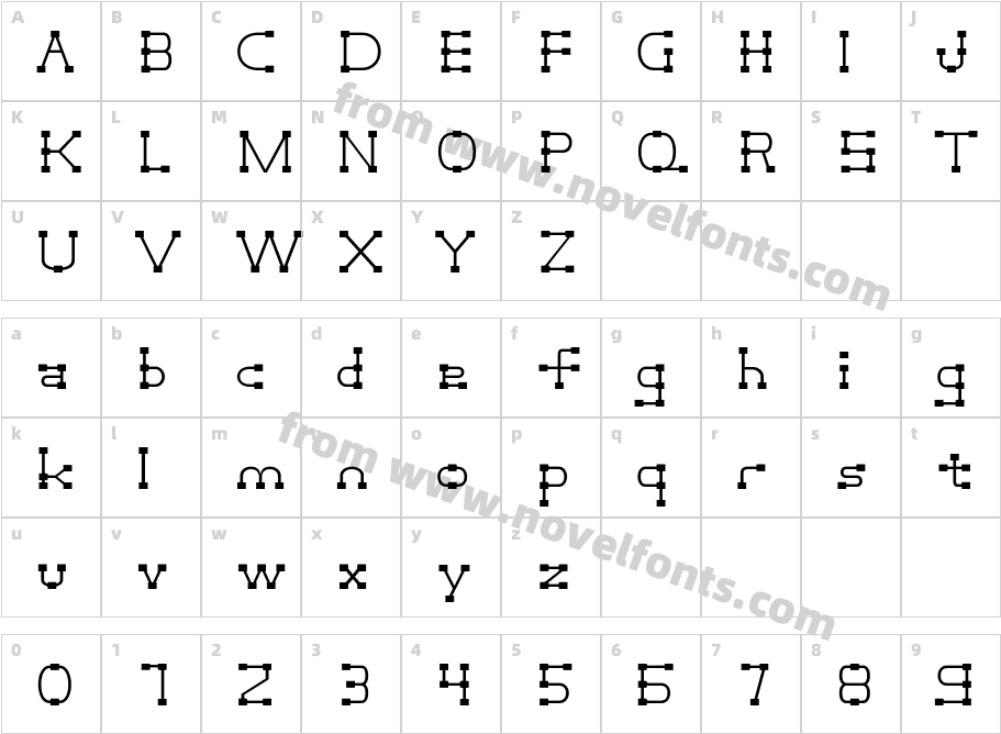 Trembx Trial SemiboldCharacter Map