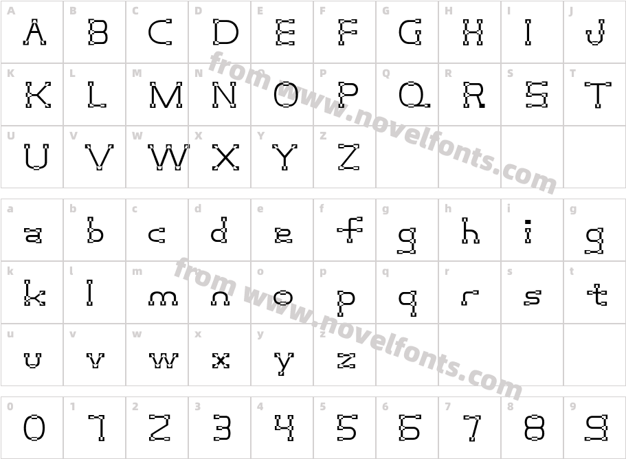 Trembx Z Trial BoldCharacter Map