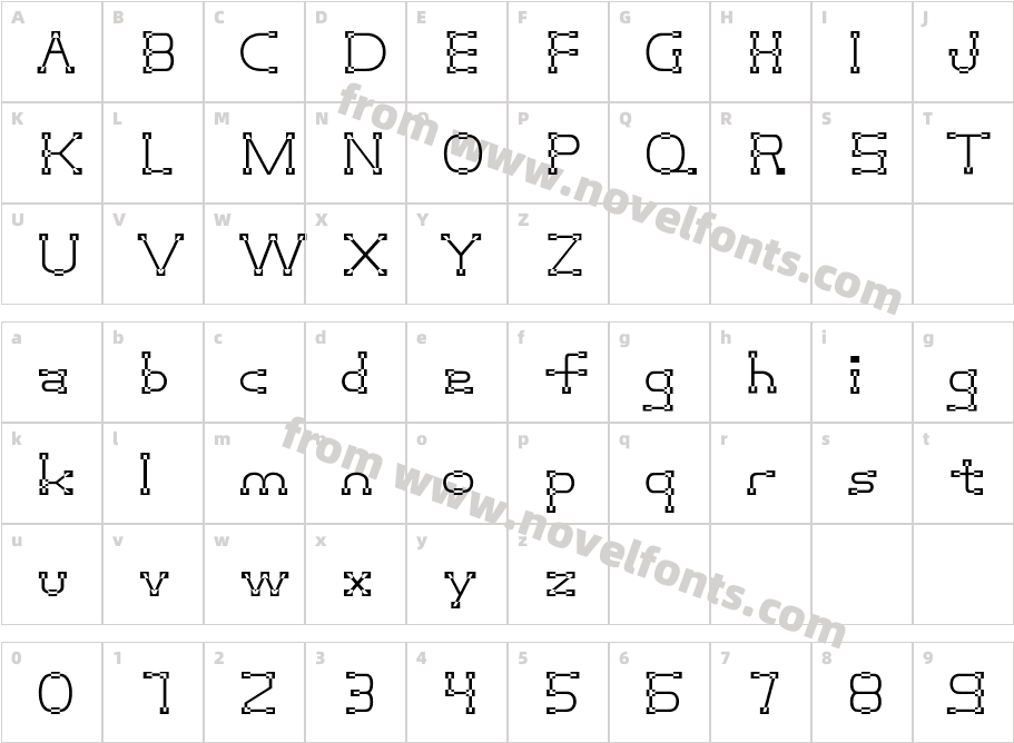 Trembx Z Trial SemiboldCharacter Map