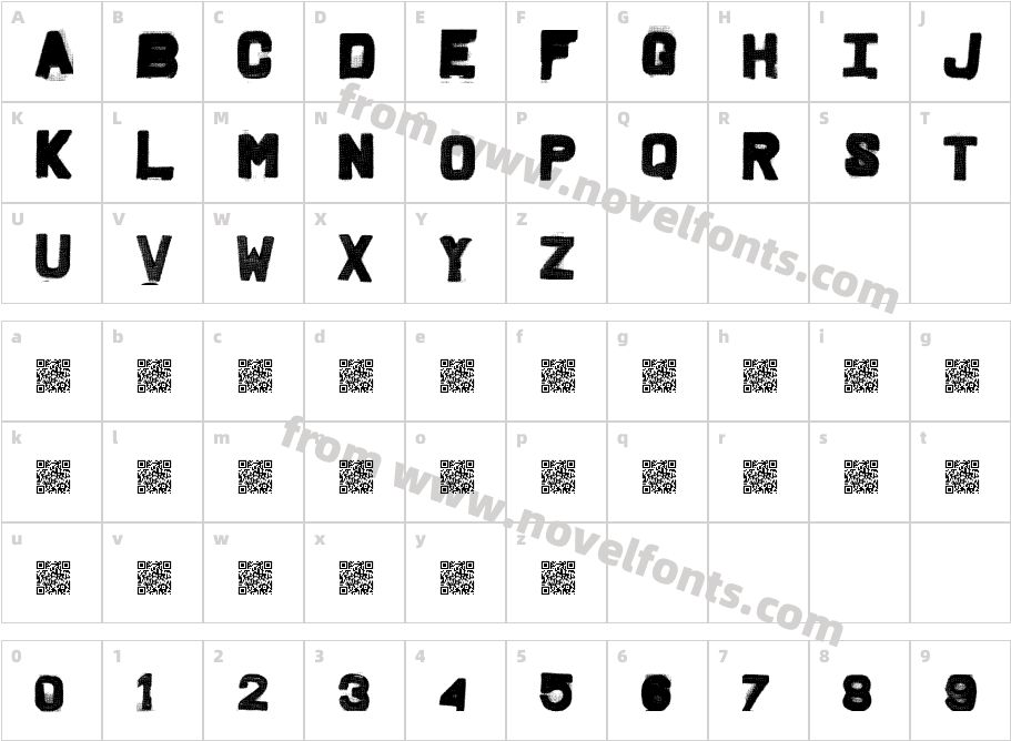 FridgeLettersCharacter Map