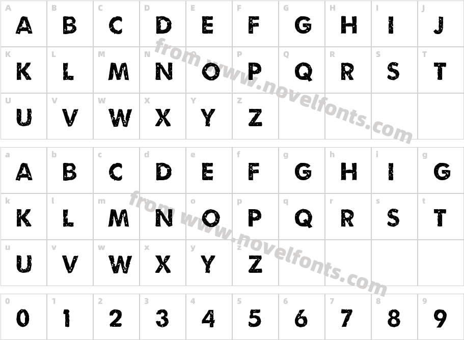 UmbrageCharacter Map