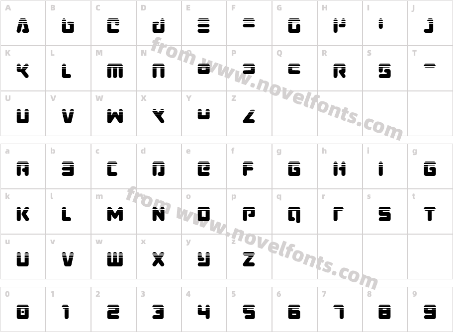 Unbound Gamer HalftoneCharacter Map