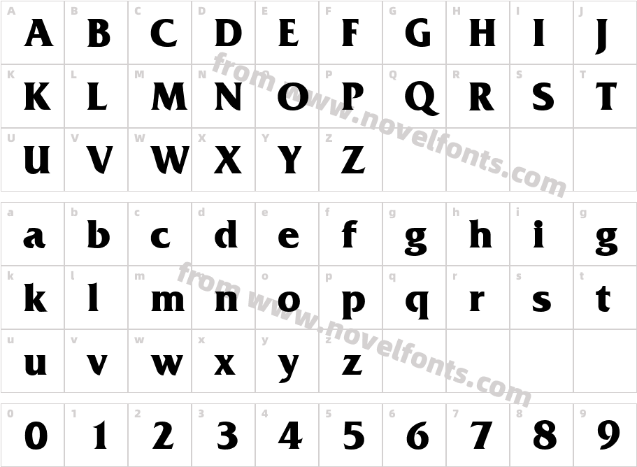 FritzQuadCharacter Map