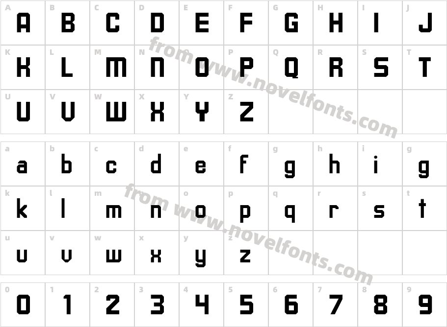 UpsilonMediumCharacter Map