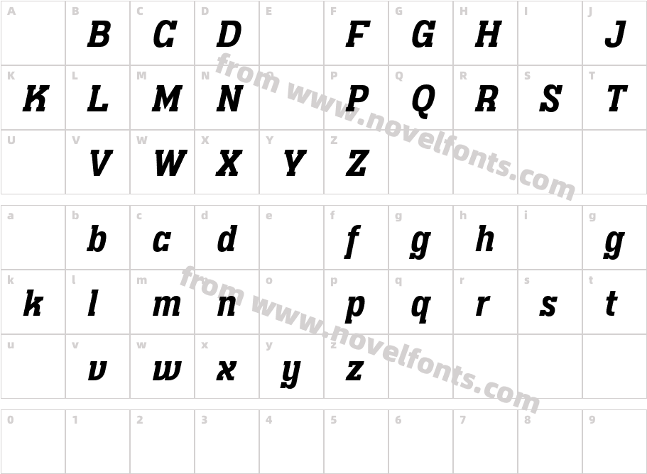 Utsahakam DEMO Bold ItalicCharacter Map