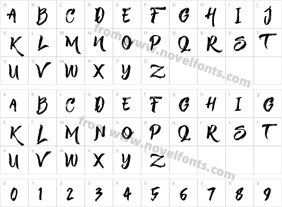 ValienteCAPSFREEPERSONALUS-ScCharacter Map