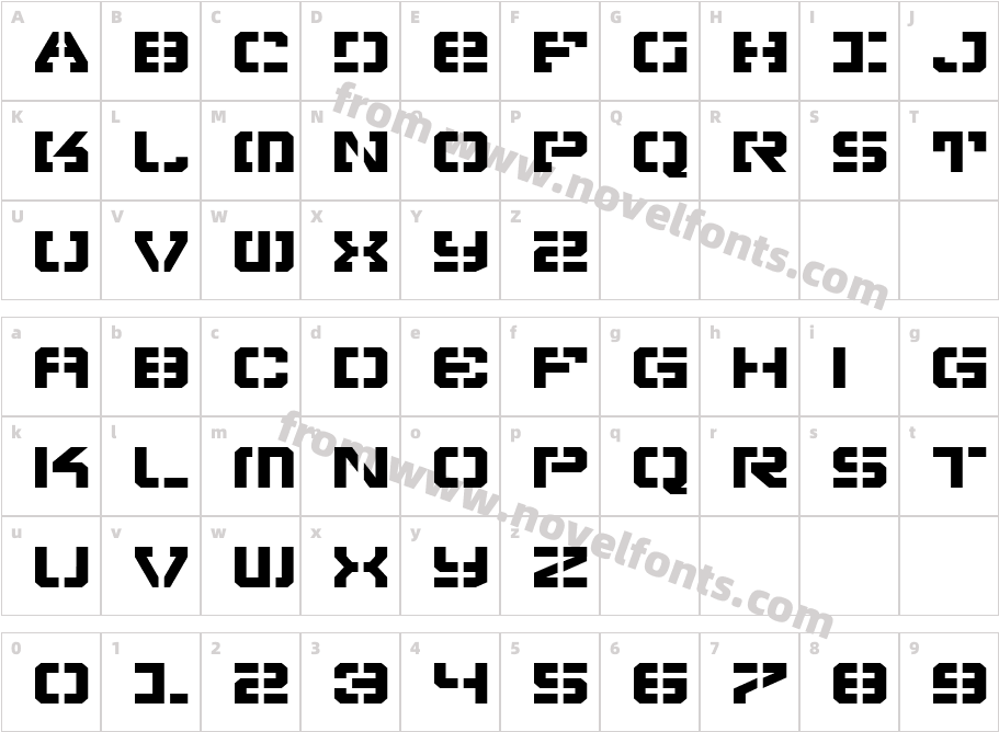 VyperExpandedCharacter Map