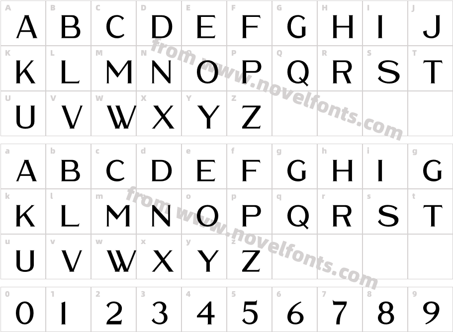 WALDECRYCharacter Map