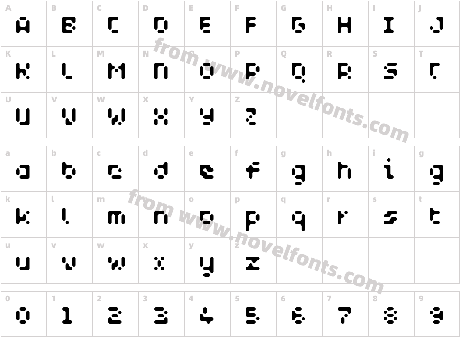 WCAquaBluesBta-BoldCharacter Map