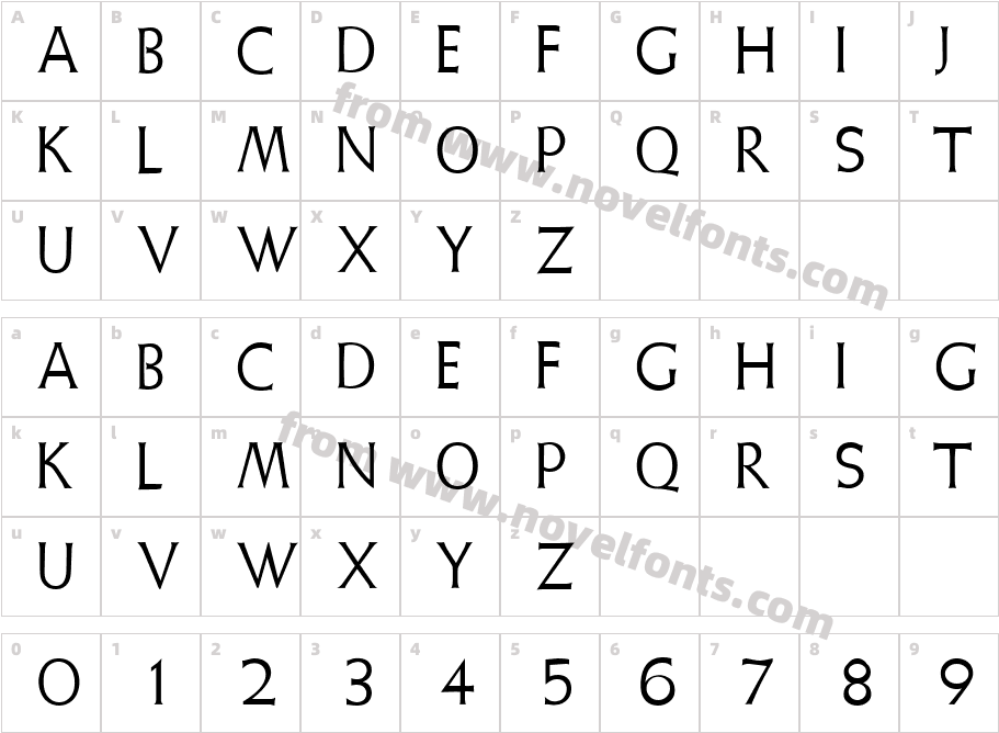 WeissInitialenCharacter Map