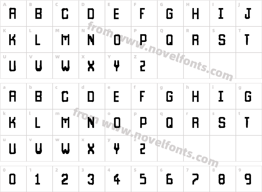 White RobotCharacter Map