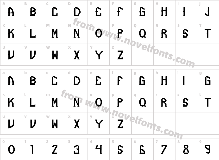 Wild InfernoCharacter Map