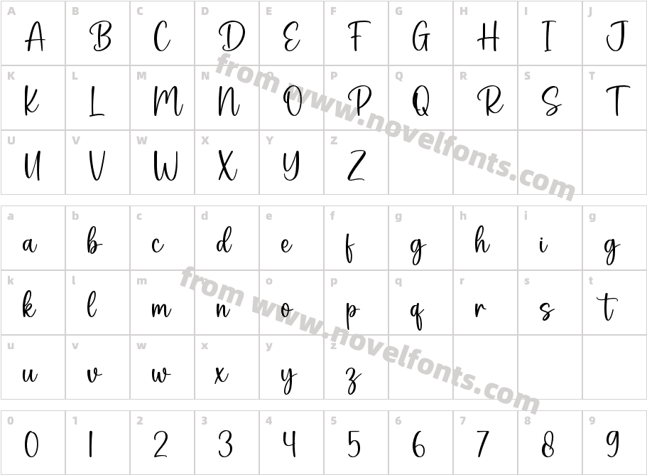 WisteriaRegularCharacter Map