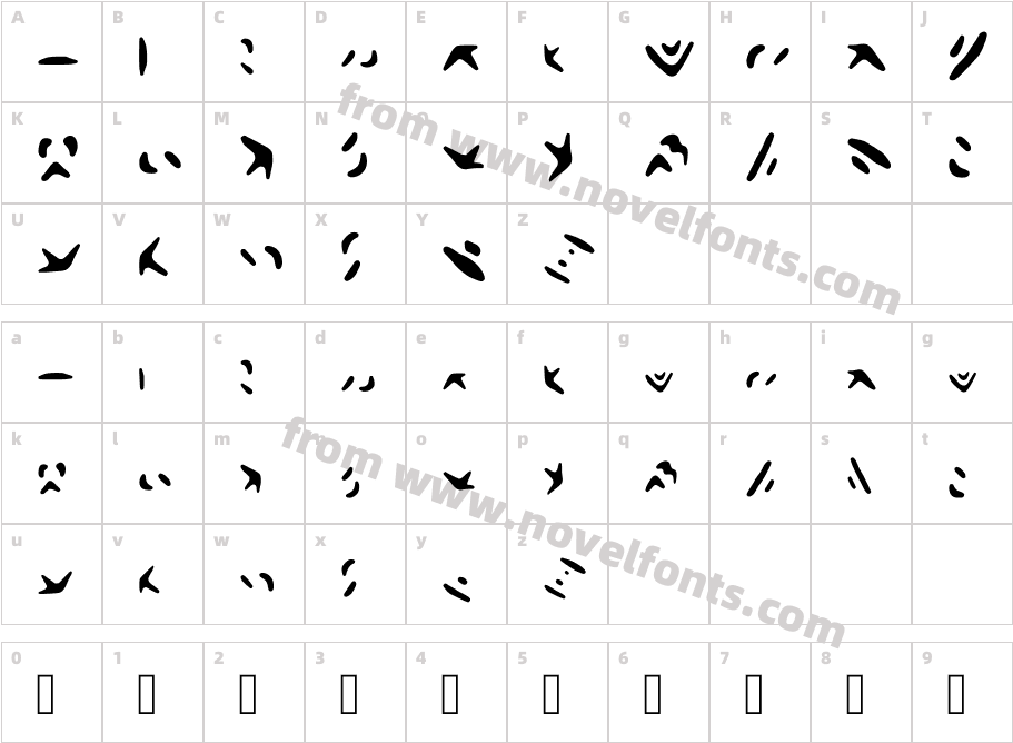 With Spacing ChangeCharacter Map