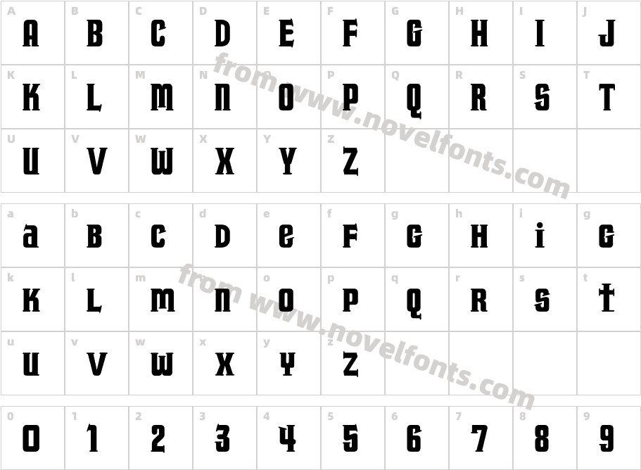 FuckerCharacter Map