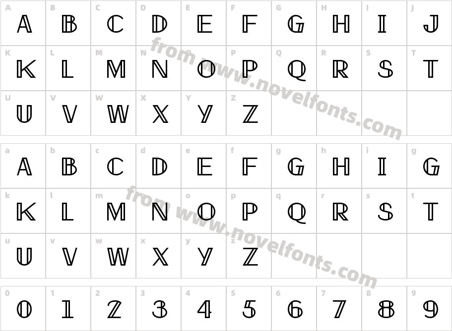 X CompanyCharacter Map